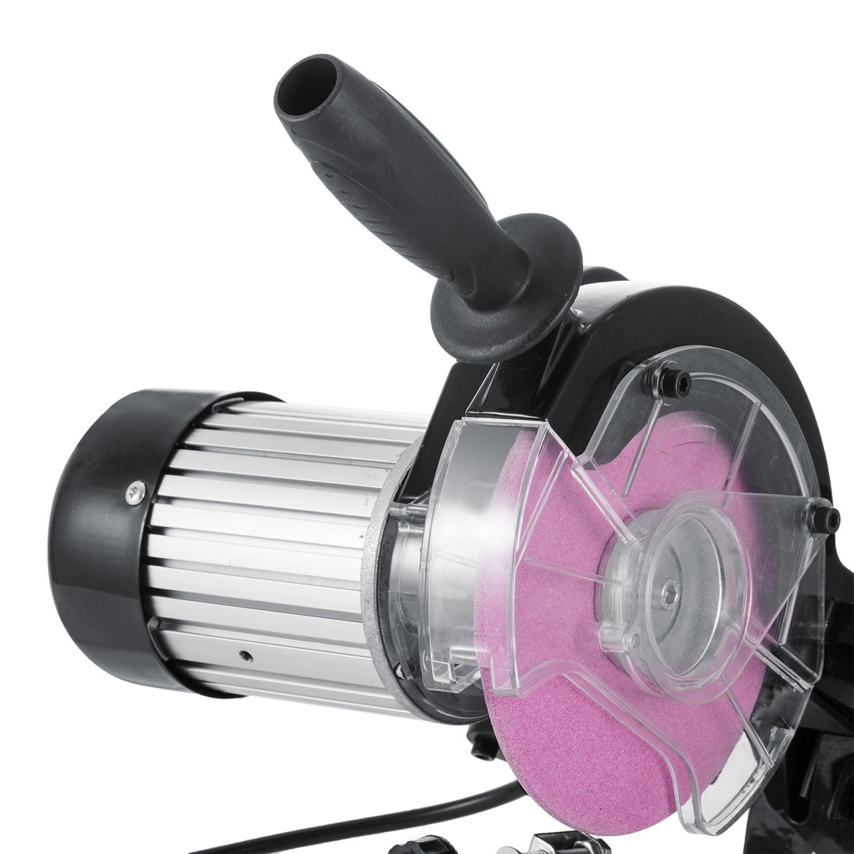 VEVOR sharpener includes anti-slip handle for safer operation.