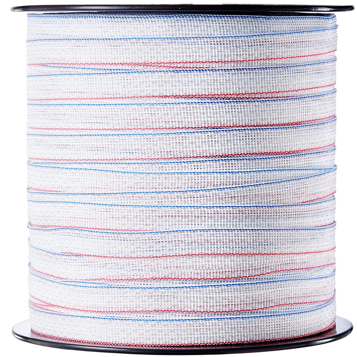 VEVOR electric fence tape on a reel for easy storage and transport.
