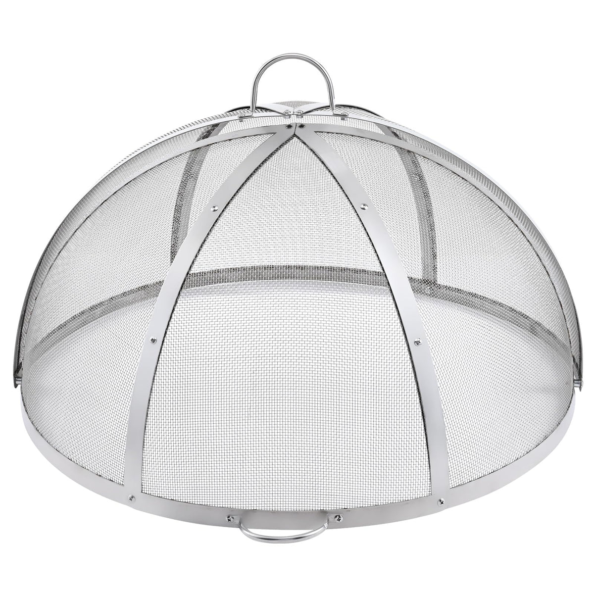 VEVOR fire pit ring cover in use provides spark containment