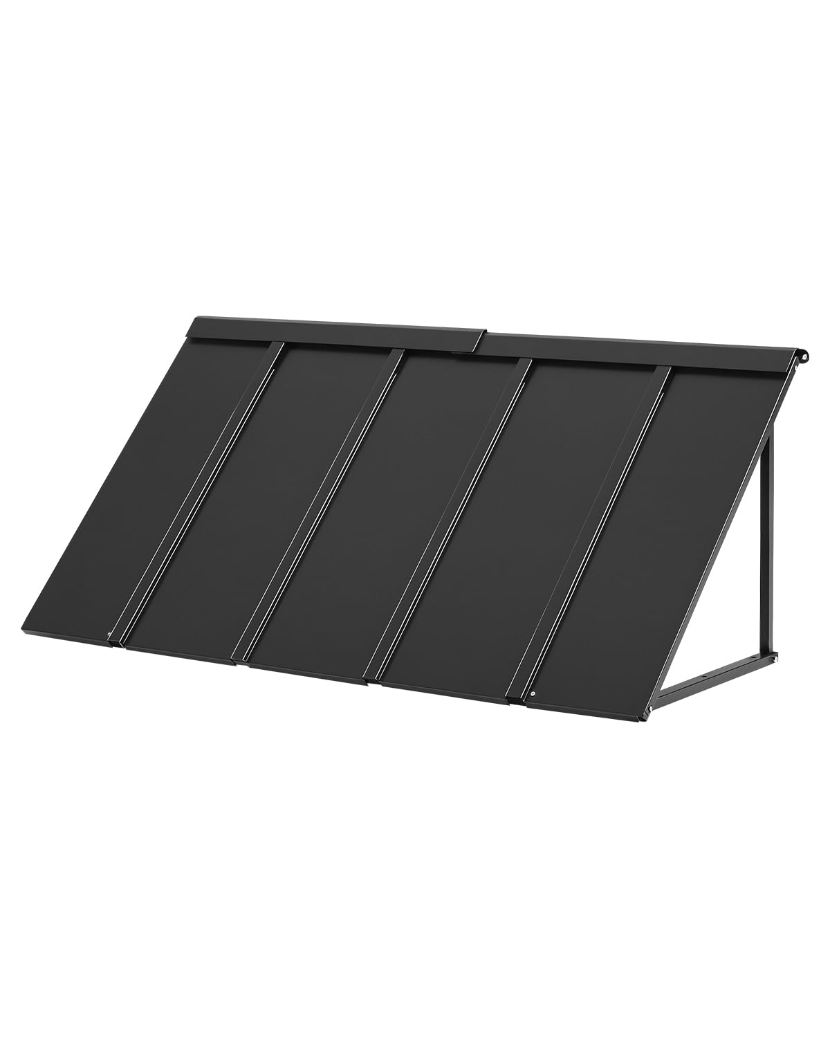VEVOR fixed metal awning 56-24 front view provides durable exterior protection for doors