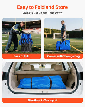 VEVOR blue carry bag for easy transport and storage of the bench.