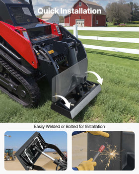 VEVOR fully welded design with rust-resistant finish for longevity.