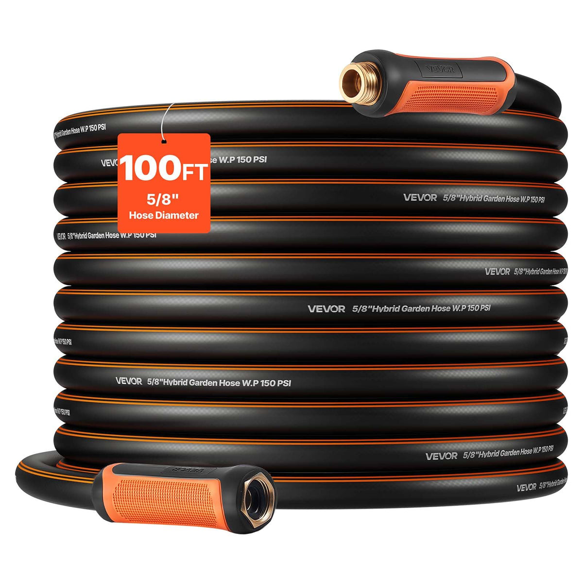 VEVOR garden hose 100ft extended reach for versatile watering tasks