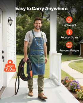 VEVOR Garden Hose all-weather flexibility handles cold and heat.