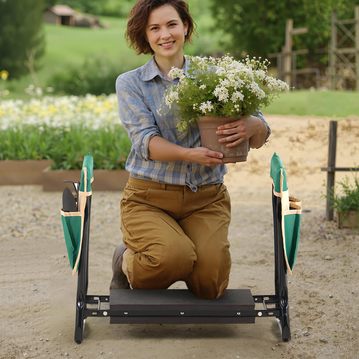 VEVOR dual-use bench suits gardening and light home chores