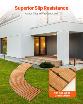 VEVOR garden pathway suitable for beach and patio settings.