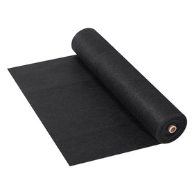 Black landscape fabric ready for landscaping projects