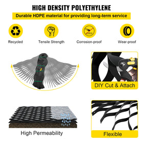 Supersonic weld joints of VEVOR Ground Grid for strong cells