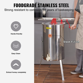 Ergonomic hand crank reduces effort during manual extraction