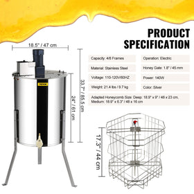 VEVOR sturdy bolted legs provide a stable setup