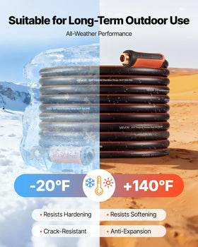 VEVOR all-weather flexibility supports year-round use from cold to hot