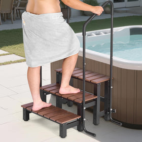 VEVOR hot tub steps anti-wobble design for stable placement