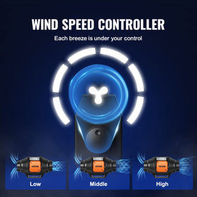 VEVOR inline duct fan installation-kit illustrates quick setup with included hardware.