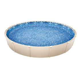 VEVOR installed pool liner creates a neat finished edge