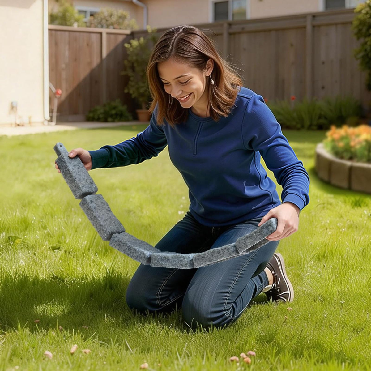VEVOR low maintenance edging that is easy to rinse and preserve.