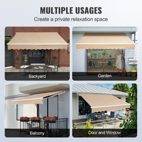 Aluminum support bars keeping canopy taut and sag-free