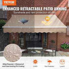 Close-up of 280g polyester fabric with water resistant coating for sun protection