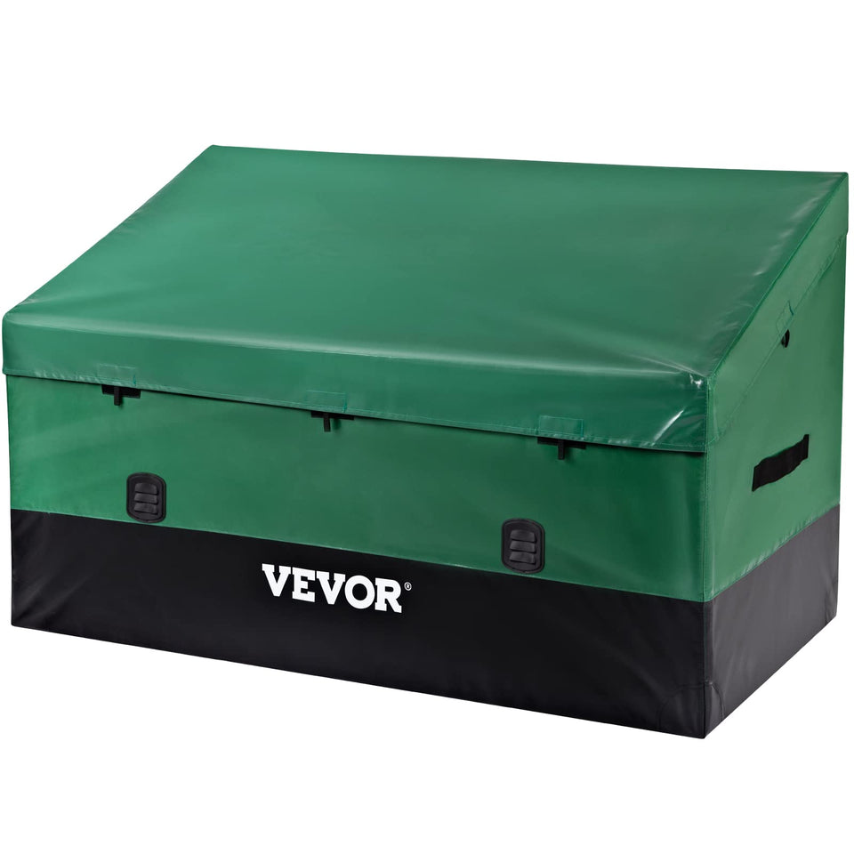 VEVOR outdoor storage box 230 gallon capacity keeps bulky gear organized