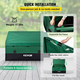 VEVOR tool free assembly for quick setup