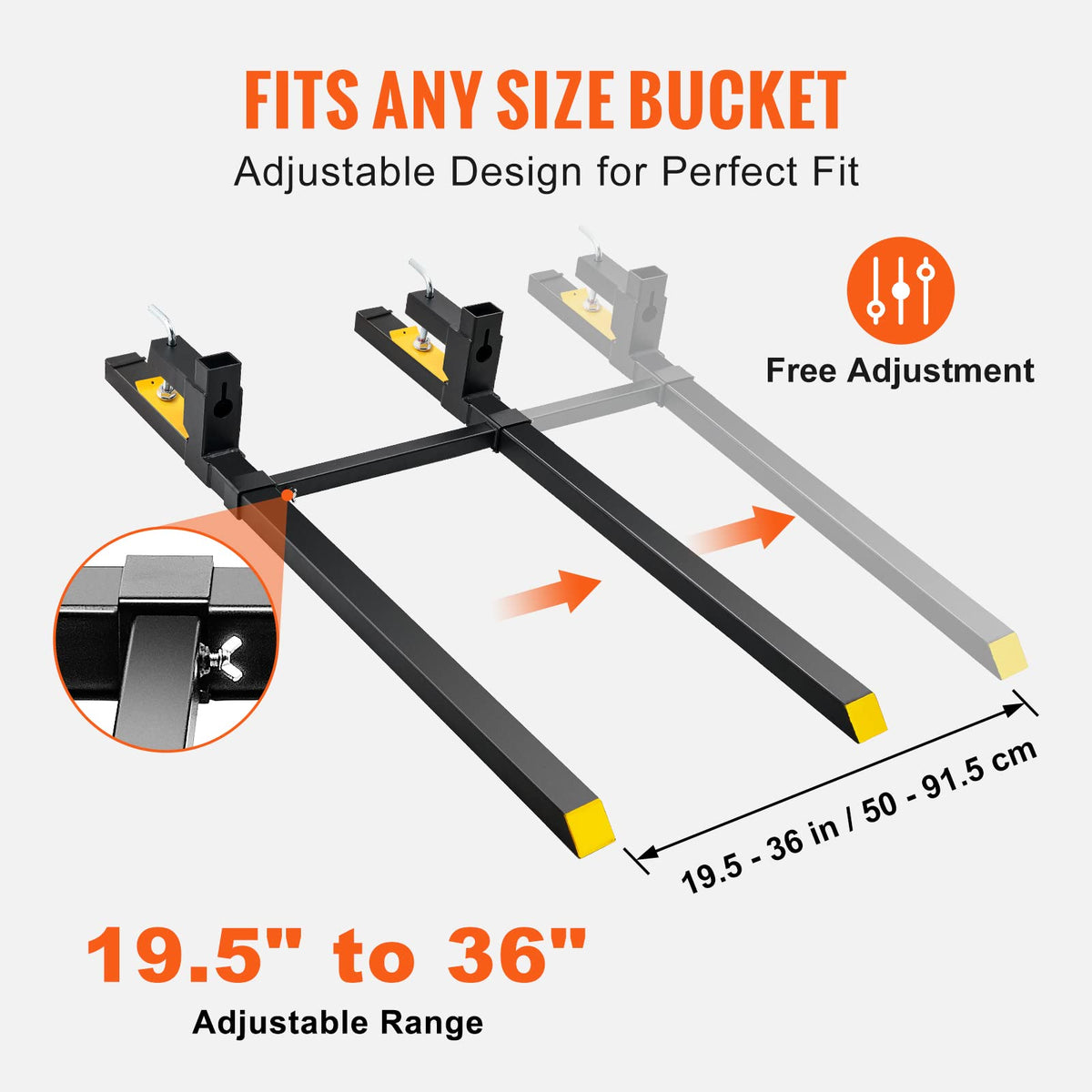 Adjustable stabilizer bar improves load stability