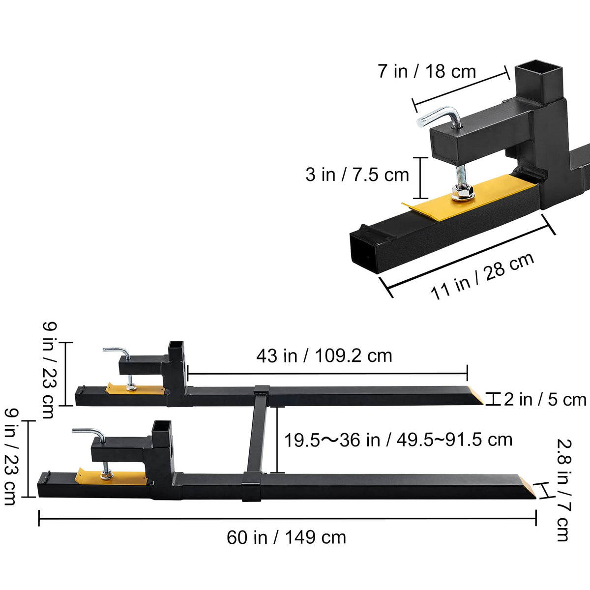 Compatible with John Deere and Kubota loaders