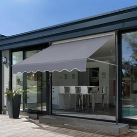 VEVOR outdoor canopy suitable for patio, garden, balcony provides shade and privacy.