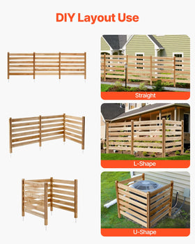 VEVOR pool equipment enclosure blends into the landscape while keeping items tidy.