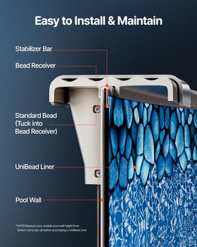 Durable puncture-resistant vinyl withstands chlorine and sun