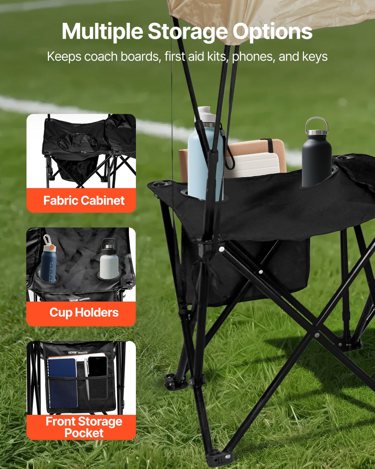 VEVOR bench carrying bag enables easy transport between venues.