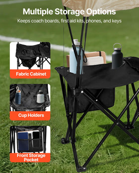 VEVOR bench carrying bag enables easy transport between venues.