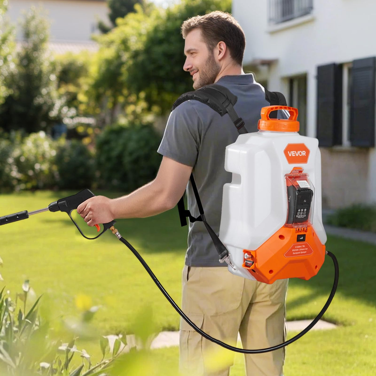 VEVOR portable garden sprayer suitable for many outdoor tasks.