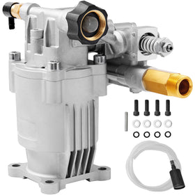VEVOR pressure washer pump with horizontal 3-4 inch shaft for easy installation.