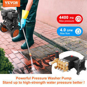 VEVOR pump brass head demonstrates durable one-piece sealing design