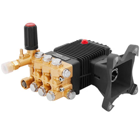 VEVOR pump front view highlighting rugged replacement for pressure washers