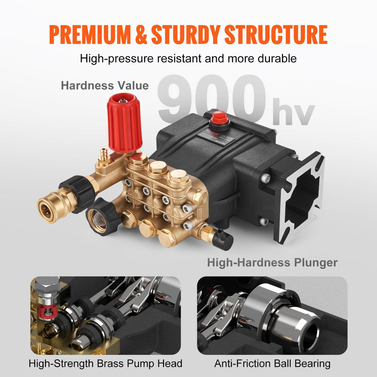 VEVOR replacement pump kit for washers with standard fittings
