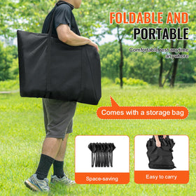 VEVOR bench with carry bag for portable transport