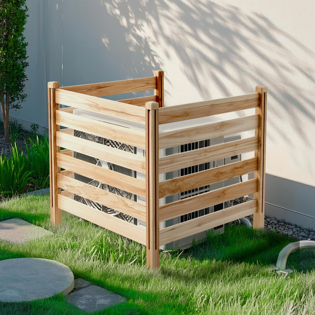 VEVOR durability: solid wood resists cracking and deformation in outdoor conditions.