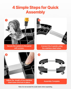 VEVOR soft measuring tape included for precise sizing