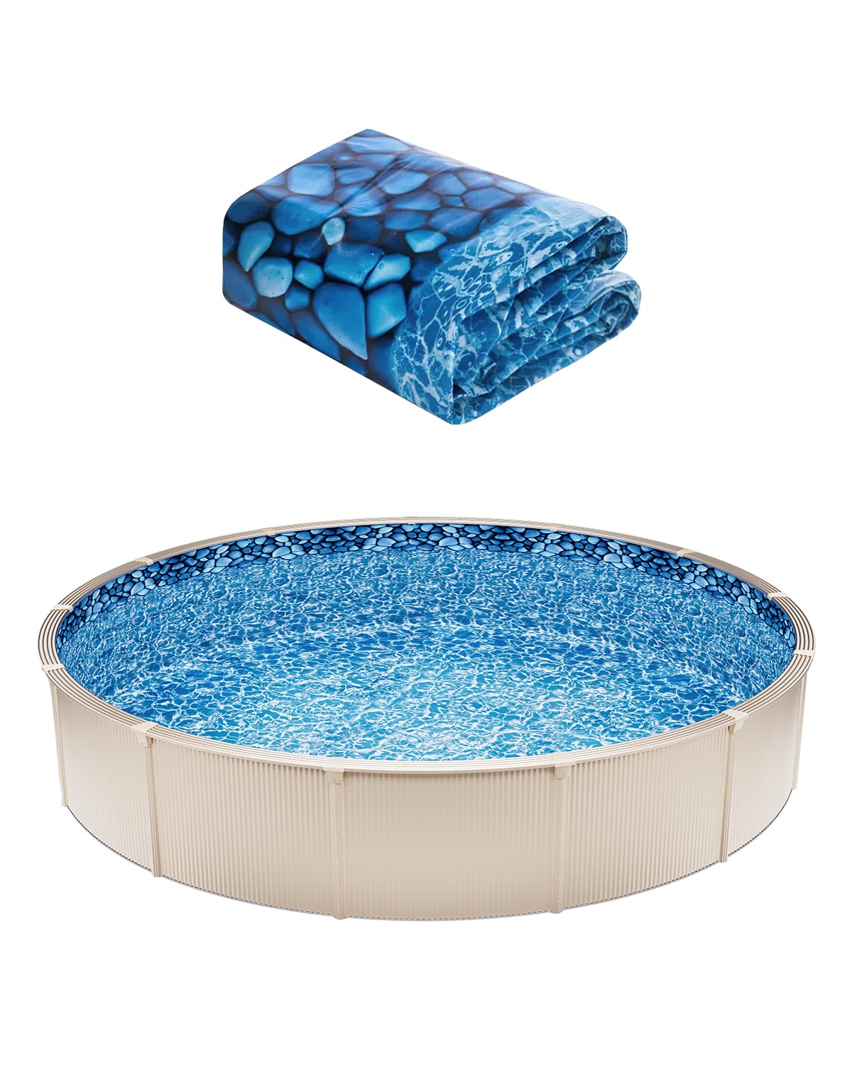 VEVOR unibead liner for 24ft round pools with secure fit