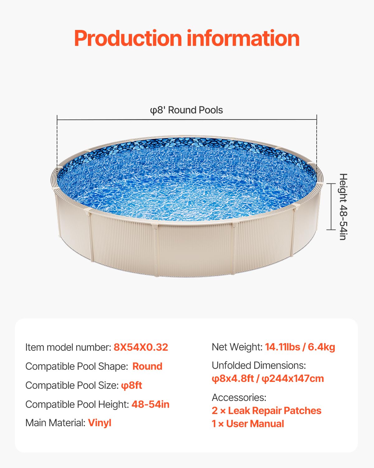 VEVOR versatile liner doubles as waterproof cover and shade