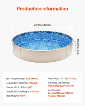 VEVOR versatile liner doubles as waterproof cover and shade