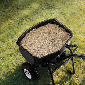 VEVOR Walk Behind Spreader excels in all-terrain lawn use
