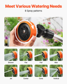 VEVOR watering wand 180-degree swivel head for precise angles