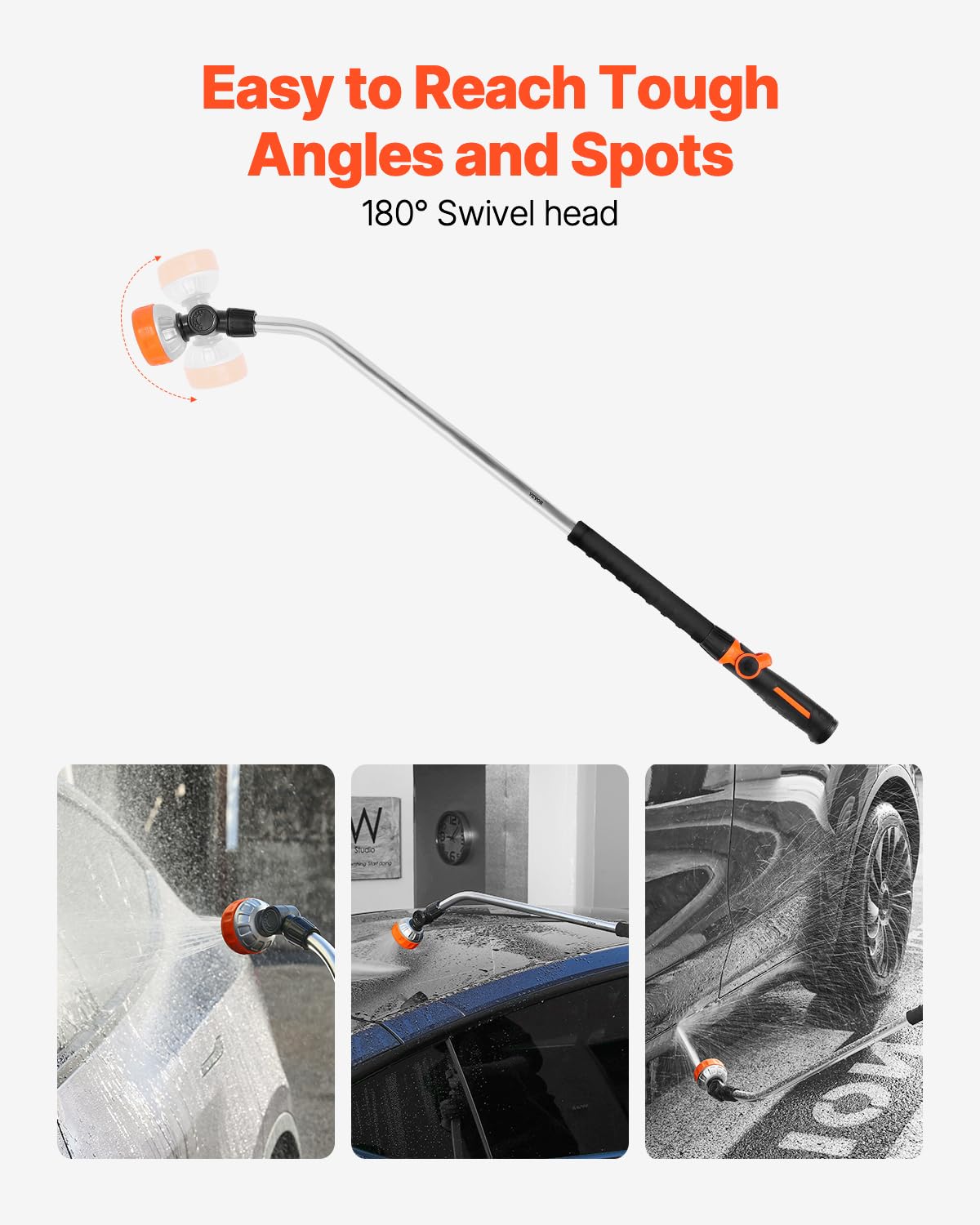 VEVOR watering wand thumb control for easy flow adjustment