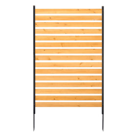 VEVOR weather-durable wood fence withstands sun and rain for lasting look