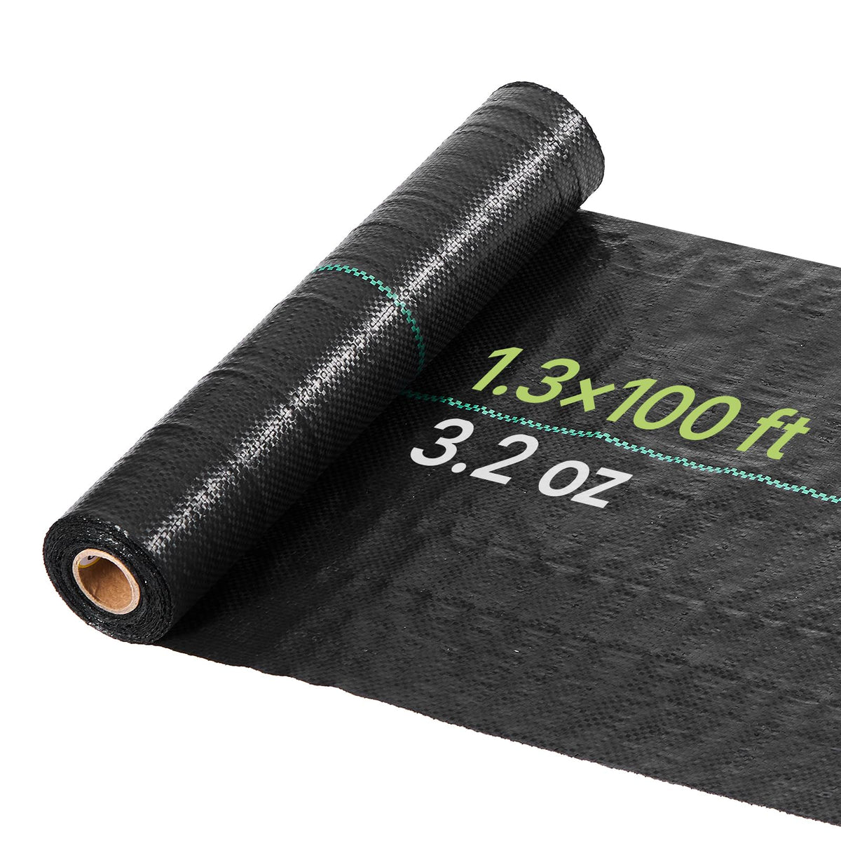 VEVOR weed barrier fabric heavy-duty weave close-up showing durability for gardens