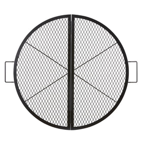 VEVOR X-Marks fire pit grate folded design for easy transport