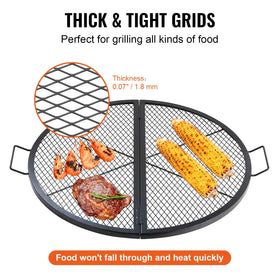 Heat resistance up to 572°F on VEVOR X-Marks grate