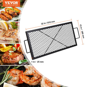 Rust-resistant, heavy-duty steel coating on the VEVOR X-Marks grate