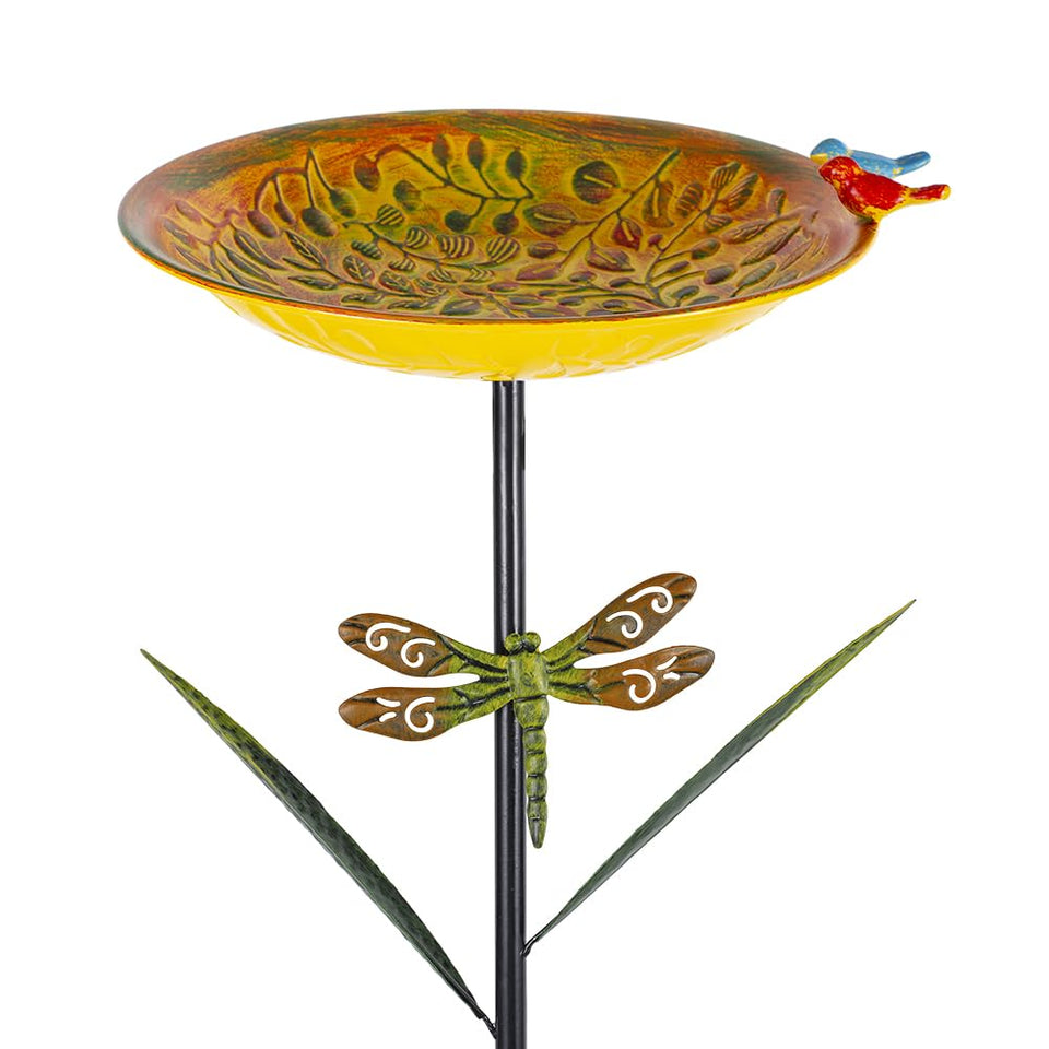 VEWOGARDEN 38-inch bird bath base view for sturdy outdoor display